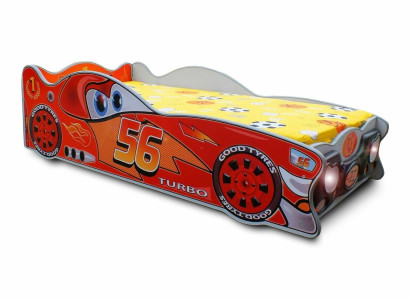 Racing Car Car Children Furniture Bed Bedroom Wood Beds Mattress