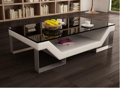 Sofa table Glass Design Table Living Room Leather Couch Side Sofa Coffee