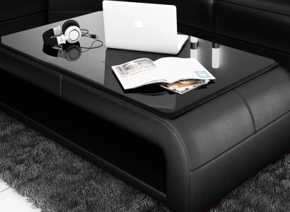 Sofa table design table living room glass leather decorative couch side sofa