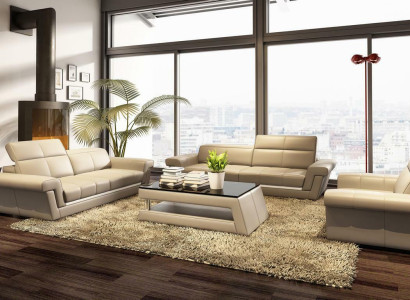 Designer sofa set Upholstery leather sofa couch set combination 3+2+1