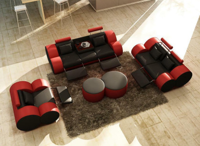 Modern Living room Couch Seat Upholstery Suite Sofas 3+2+1 Design