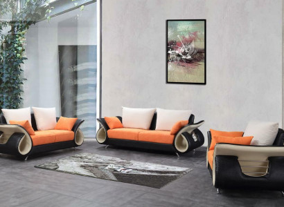 Modern Living room Couch Upholstery Seat Complete Suite Sofa Couches
