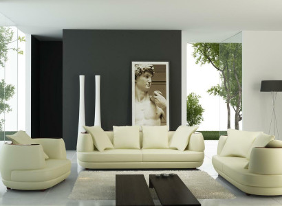 Luxury Design Sofa set Classic Leather Couch Upholstery Seat Set Sofa