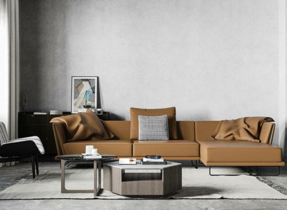 Corner sofa L-shape Leather Living landscape Relax Sofa Design Couch Lounge Sofas Corner new