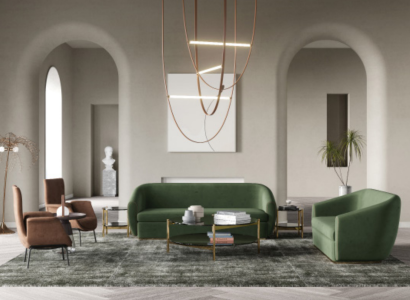 Sofa set 3+3 Seater Green Sofa Sets Leather Sofas Couches Upholstery