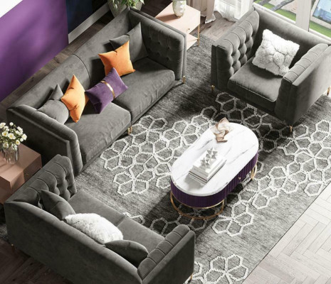 Sofa set 3+2+1 Seater Sofa Living landscape Relax Seat Design Couch Sofas