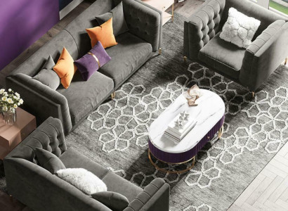 Sofa set 3+2+1 Seater Sofa Living landscape Relax Seat Design Couch Sofas