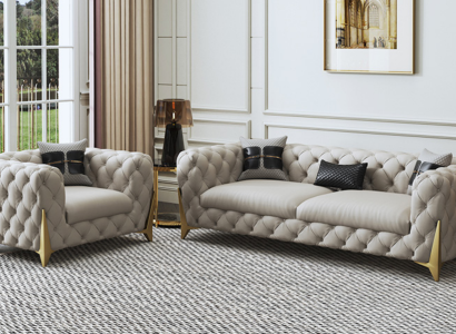 Sofa set Big Set 3+1 Seater Leather Couch Sofa Suite Design Couches