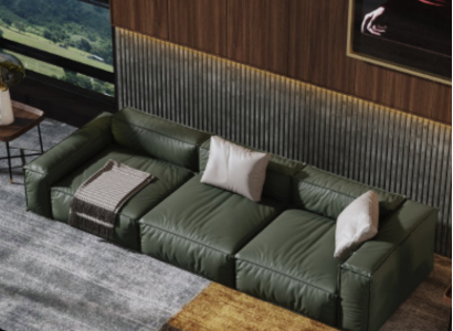 Sofa 4 Seater Big xxl Couch Sofas Couches Living room Design four-seater