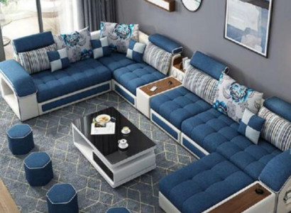 Corner sofa U-shape Upholstery Modern Relax Seat Luxury Furniture Living landscape Sofa Couch