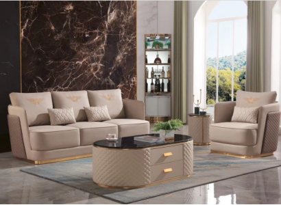 Sofa set 3+1 Seater Classic Sets Leather Couches Sofas Upholstery