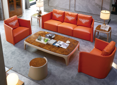 Sofa set 3+1+1 Seater Sofas Upholstery Suite Classic Couches Imitation leather