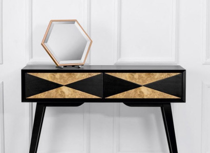 Console table Table Console Chest of drawers Side table Wood Modern Luxury Gold Design