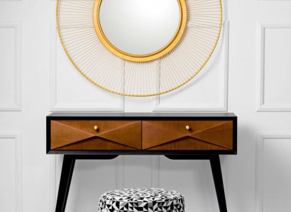 Console table Table Console Chest of drawers Side table Wood Modern Luxury Brown Design