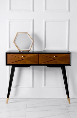 Console table Table Console Chest of drawers Side table Wood Modern Luxury Brown Design