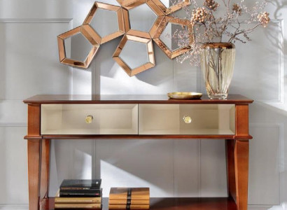 Console table Bedroom Console Table Wood Luxury Classic Chest of drawers Brown new