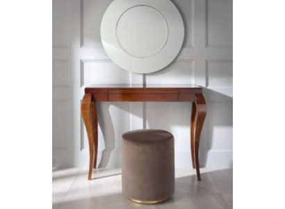 Consoles Table Stool Dressing table Sideboard Wood Brown Furniture Tables 2pcs. set