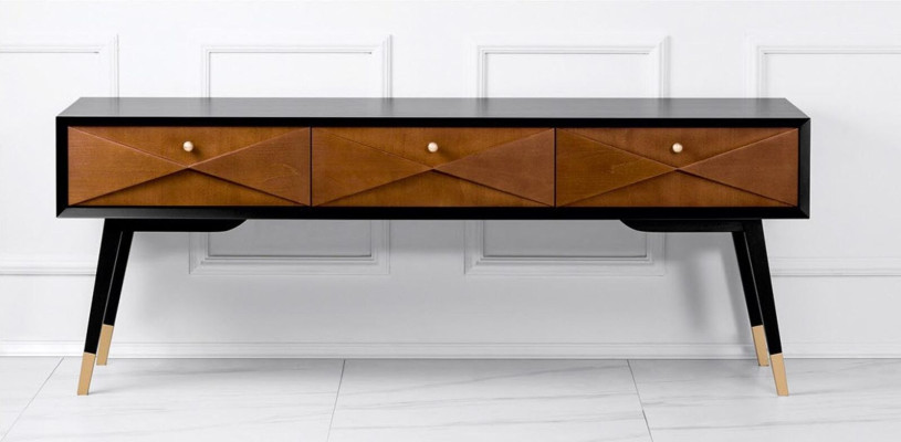 Console table Table Console Chest of drawers Sideboard Wood Modern Luxury Brown Design new