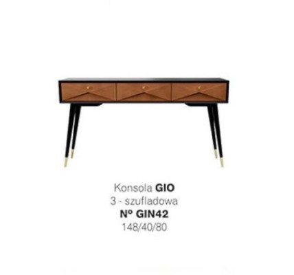 Console table Table Console Chest of drawers Sideboard Wood Modern Luxury Brown Design new