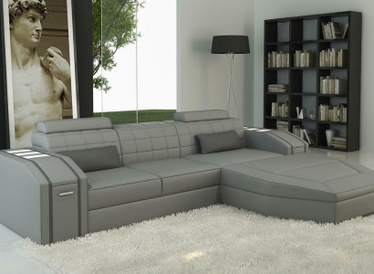 Design Upholstery Corner Sofa Couch Leather Sofas Suite XXL Living landscape