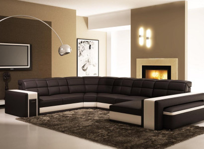Design Corners Big Upholstery Corner Sofa Couch Leather Sofas Suite XXL