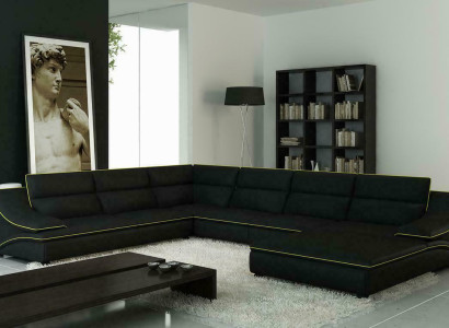 Design XXL Big Corners Upholstery Corner Sofa Couch Leather Sofas Suite