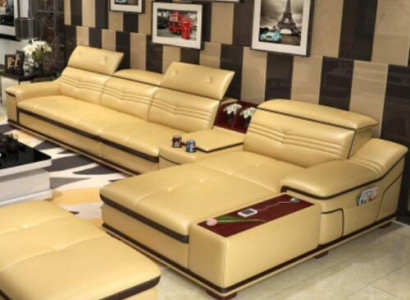 Seat Furniture Living landscape Luxury Corner sofa Corner sofa L-shape Upholstery Couch Relax new