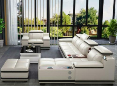 Furniture Living landscape Luxury Corner suite Corner sofa Upholstery Sofas Couch Relax L-shape