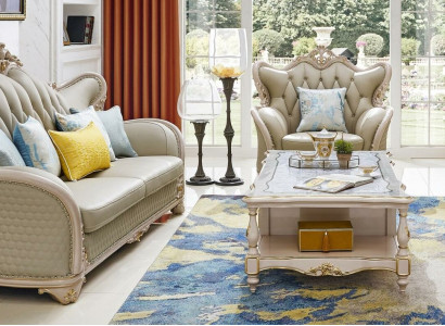 Design Sofa Sofa set 3 1-Seater Seats Sofa Couch Sets new Solid wood