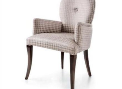 Armchair Dining room chair Chair Seater Dining room Chairs Seat Wood Gray Baroque Luxury