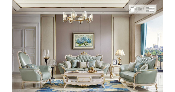 Sofas | Classic sofa set 2 pieces. | 3-1 Seater Sofas. | home24.ae | UAE