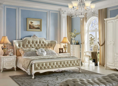 Chesterfield Bedroom Sets 6 pieces. Royal Baroque Furniture Bed Solid wood