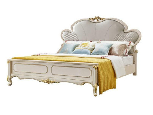 Bed Upholstery Beds Luxury Leather Hotel Sleep Room Double Solid wood new