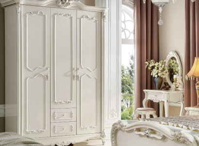 Classic r Style Wardrobe Solid wood Cabinets Coat rack Wardrobe Baroque new