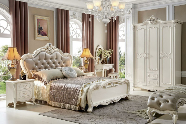 Classic r Style Wardrobe Solid wood Cabinets Coat rack Wardrobe Baroque new