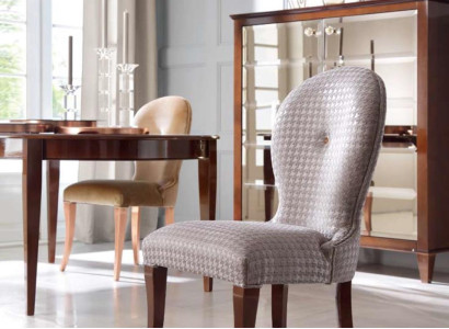 Luxury Dining room chair Chair Armchair Seater Dining room Chairs Wood Modern Gray
