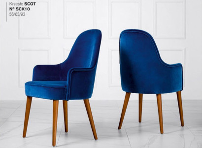 Dining room chair Chair Armchair Seater 1 Seat Club Chair Fabric Blue Dining room Wood