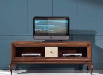 tv stand TV-cabinet Lowboard Sideboard Table Wood Living room Brown Furniture Television new