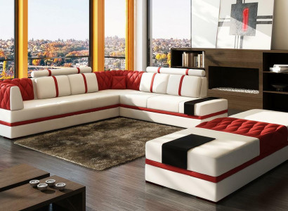 L-shape xxl Designer Living landscape Upholstery Corner sofa Corner Suite Sofa Couch Corner