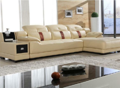 Luxury Corner suite Corner sofa L-shape Upholstery Modern Relax Seat Furniture Living landscape