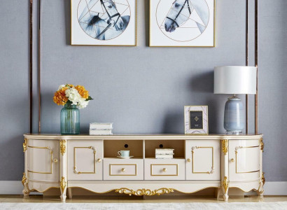 Sideboard luxury design chest of drawers sideboard side lowboard wardrobe living baroque rococo