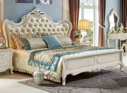 Luxury Beds Hotel Royal Chesterfield Bed Double bed Baroque Solid wood
