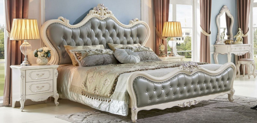Upholstered bed Beds Bed Hotel Upholstery Design Double Designer Solid wood
