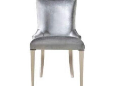 Dining room chair Chair Armchair Seater Dining room Chairs Wood Modern Luxury Silver
