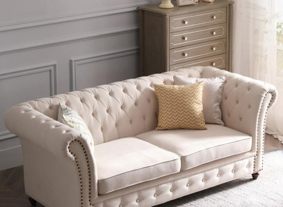 Chesterfield Sofa set 321 Living landscape Seat Design Couch Sofas Leather sofa