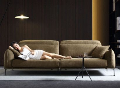 Sofa Upholstery 4 Seater Textile Big Xxl Living room Couches Textile