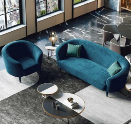 Velvet Sofa set 3+1 Seater Living landscape Seat Design Couch Lounge Sofas Furniture