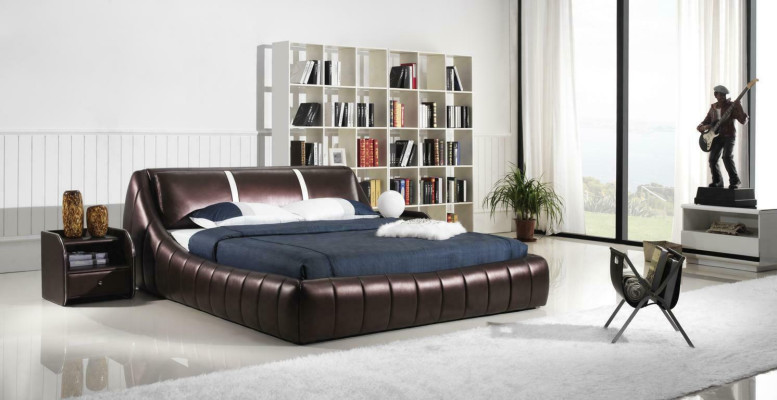 Modern Hotel Design Bed XXL Beds Luxury Style Double Leather 140 160 180x200cm