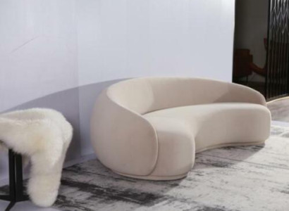 Design Couch Lounge Sofas Velvet Sofa 3 Seat Fabric Round Club Furniture Corner Suite