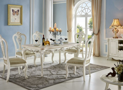 Chair Set 4x Chairs Upholstery Kitchen Living room Suite Dining room Set
